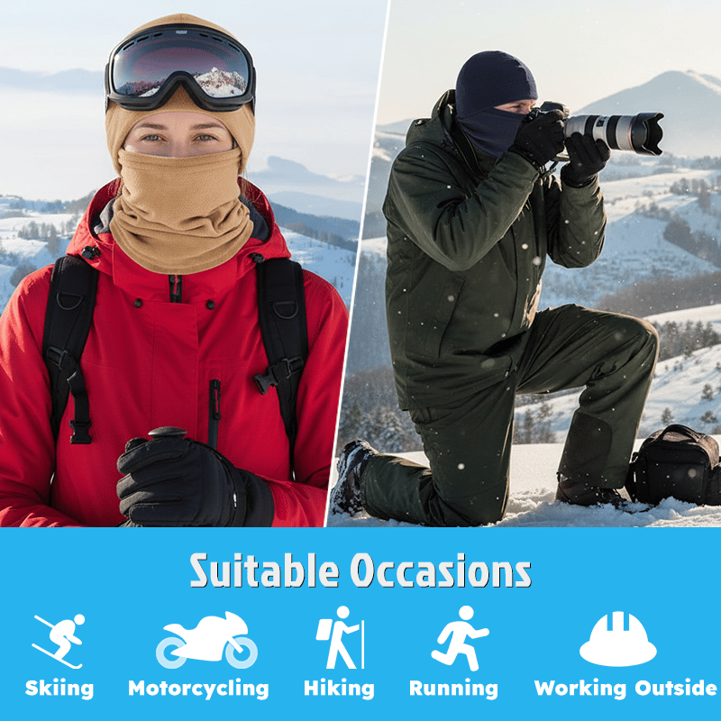 Polar Fleece Balaclava Hood Face Mask