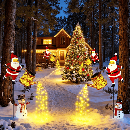 🎅Solar Santa Claus Watering Can Lights - Smart design for lower power use