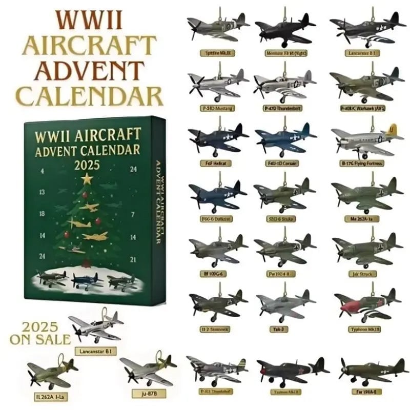 2026 Aircraft Advent Calendar World War II Plane