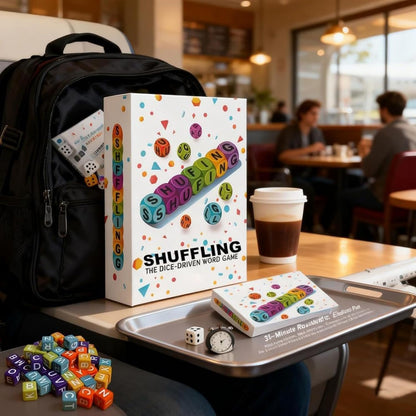 🔥🎲Dice Word Game Brain Exercise Game | ✨Perfect for Parties and Family Game Nights