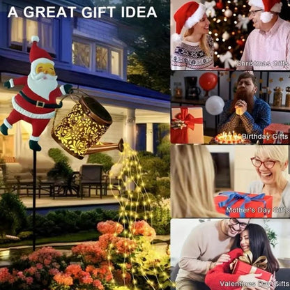 🎅Solar Santa Claus Watering Can Lights - Smart design for lower power use