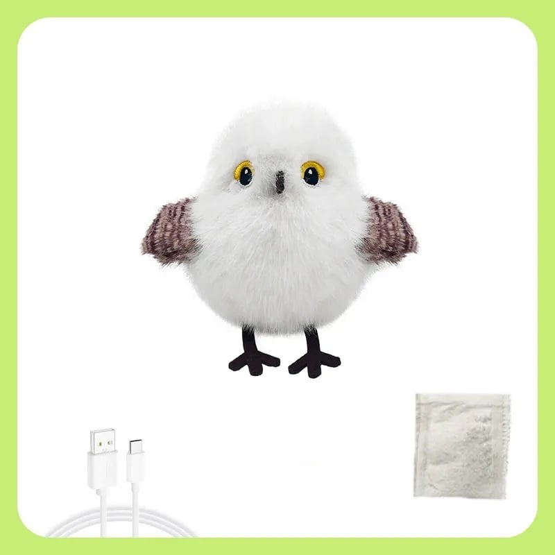 🐦😸Rechargeable Flapping & Chirping Bird Cat Toy