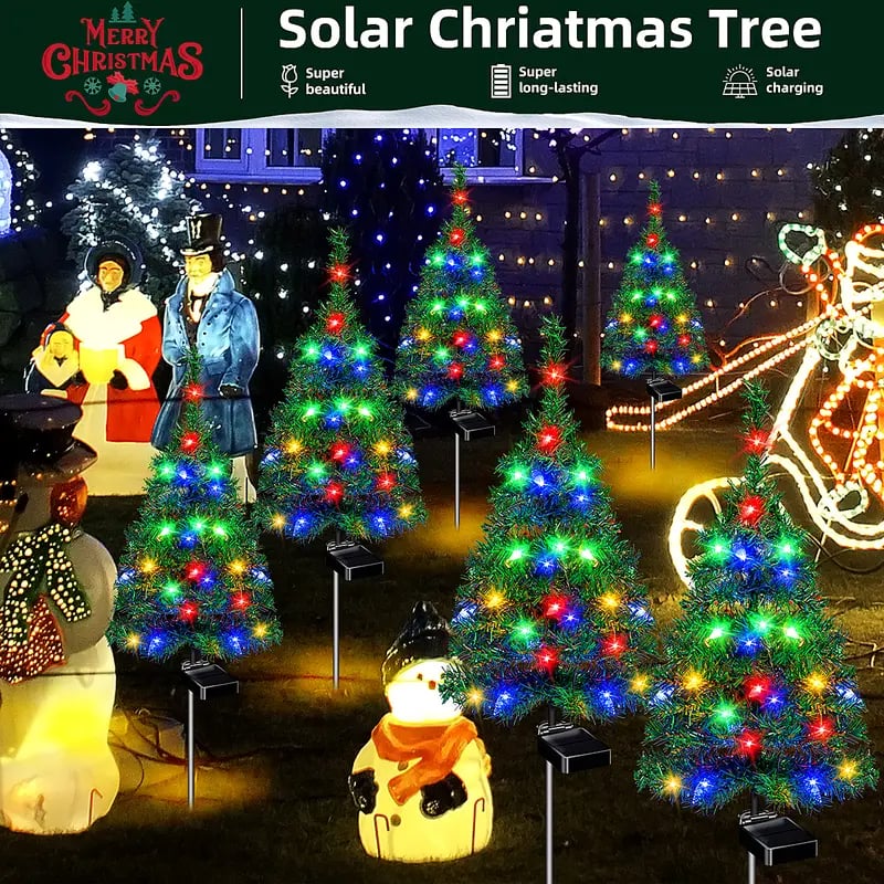 🎉Black Friday Sale 🎉Solar Christmas tree lights