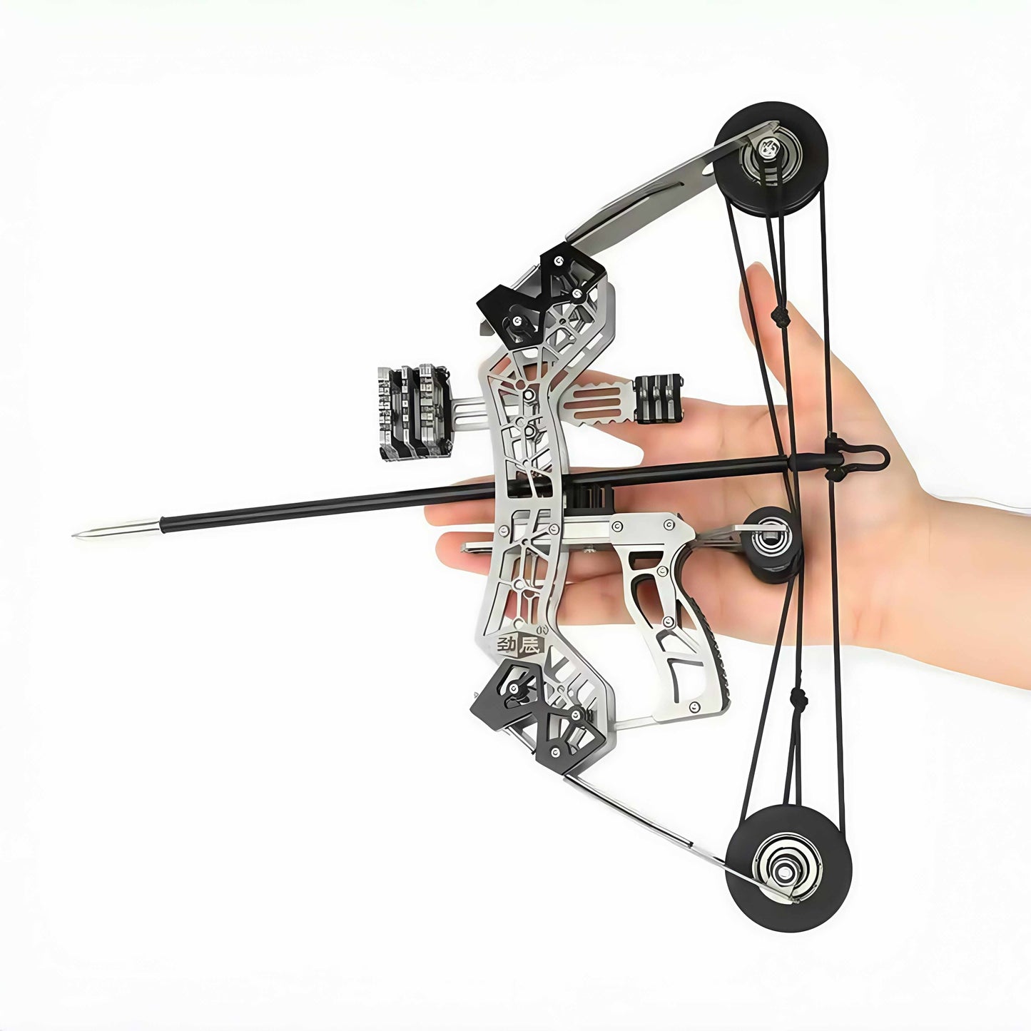 🎯10.2-inch Stainless Steel Mini Composite Bow