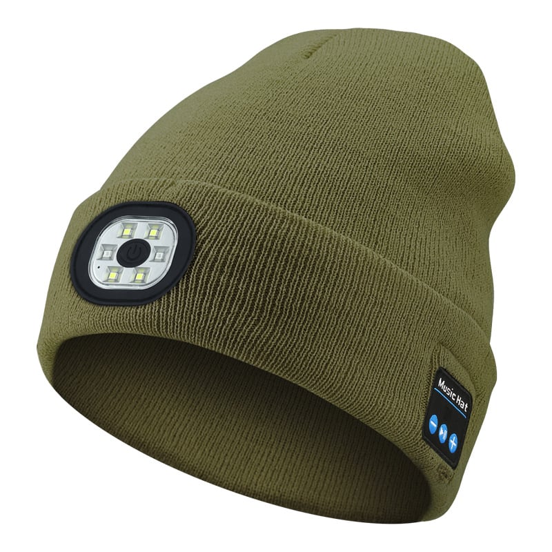 🔥 3-in-1 Bluetooth Beanie 🎧🧢 LED Lights + Warmth + Music – Perfect Outdoor Gift! 🎄🎁