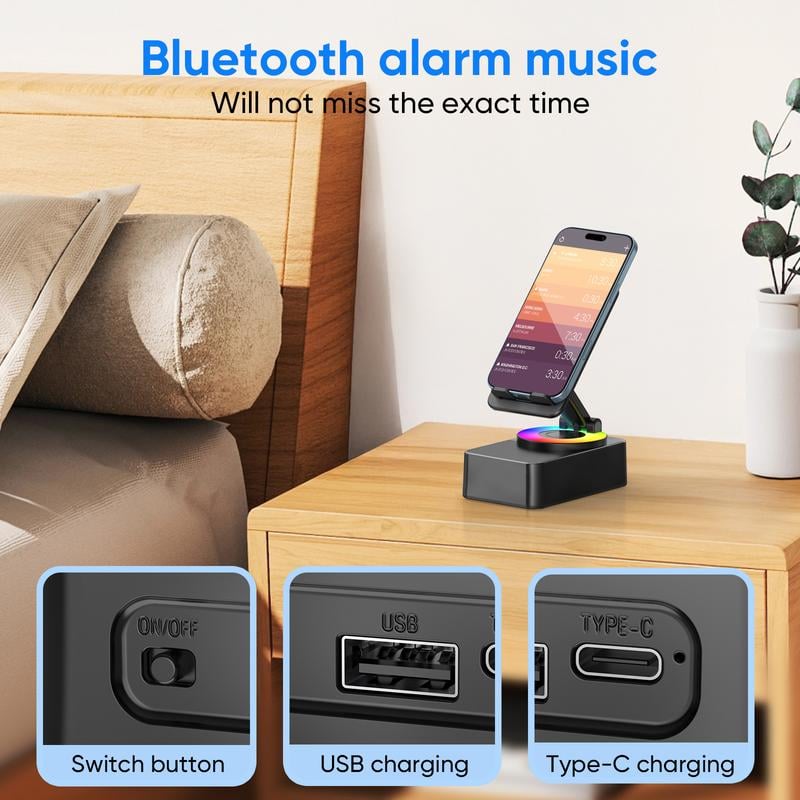 🤶Early Christmas Big Sale🎄5 in 1 Wireless Audio Bluetooth Speaker Phone Holder
