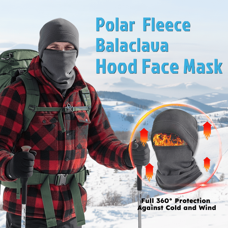 Polar Fleece Balaclava Hood Face Mask
