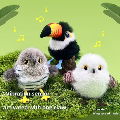 🐦😸Rechargeable Flapping & Chirping Bird Cat Toy