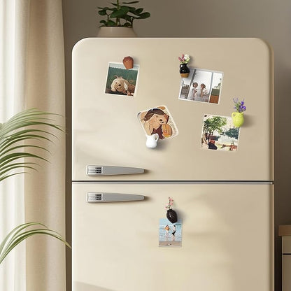 🌸Charming Mini Ceramic Vase Fridge Magnets - Plant Decor