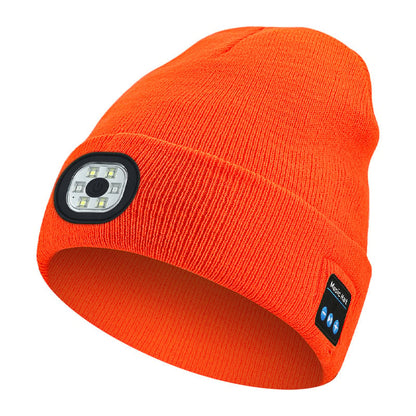 🔥 3-in-1 Bluetooth Beanie 🎧🧢 LED Lights + Warmth + Music – Perfect Outdoor Gift! 🎄🎁