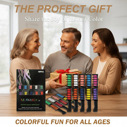 🌈Festive Fun Hair Chalk Combs – Bright Colour for Holiday Days