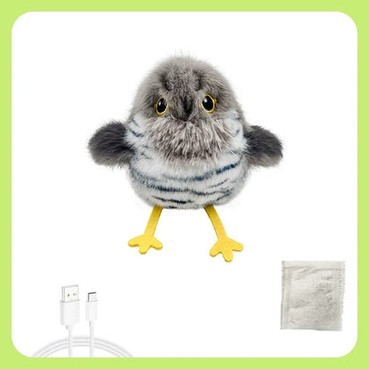 🐦😸Rechargeable Flapping & Chirping Bird Cat Toy