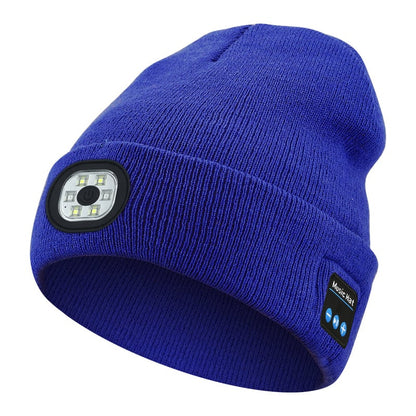 🔥 3-in-1 Bluetooth Beanie 🎧🧢 LED Lights + Warmth + Music – Perfect Outdoor Gift! 🎄🎁