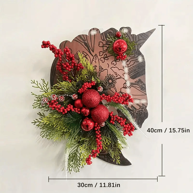 🌲🐴Horse Head Wreath for Christmas | Single, Pair & Family Bundles✨
